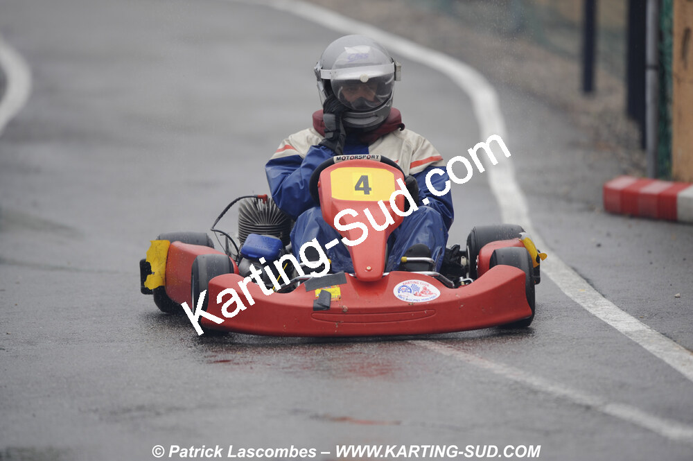 12/04/2009 : 1ère manche du Championnat Sud et 1ère manche du Championnat Régional Languedoc-Roussillon à Lavelanet (photos Patrick Lascombes) 2009 — karting