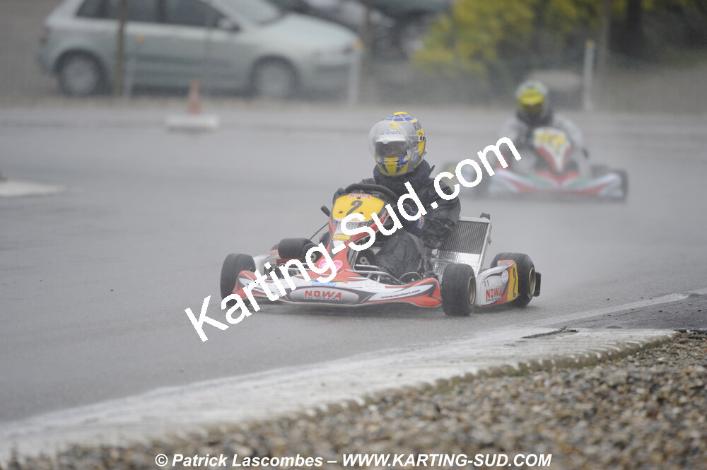 12/04/2009 : 1ère manche du Championnat Sud et 1ère manche du Championnat Régional Languedoc-Roussillon à Lavelanet (photos Patrick Lascombes) 2009 — karting