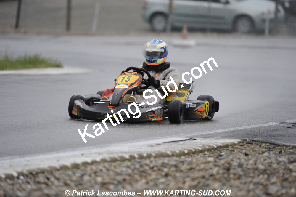 12/04/2009 : 1ère manche du Championnat Sud et 1ère manche du Championnat Régional Languedoc-Roussillon à Lavelanet (photos Patrick Lascombes) 2009 — karting