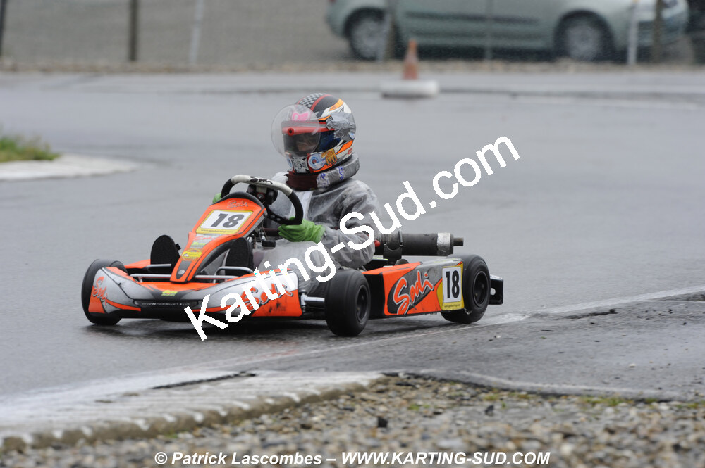 12/04/2009 : 1ère manche du Championnat Sud et 1ère manche du Championnat Régional Languedoc-Roussillon à Lavelanet (photos Patrick Lascombes) 2009 — karting