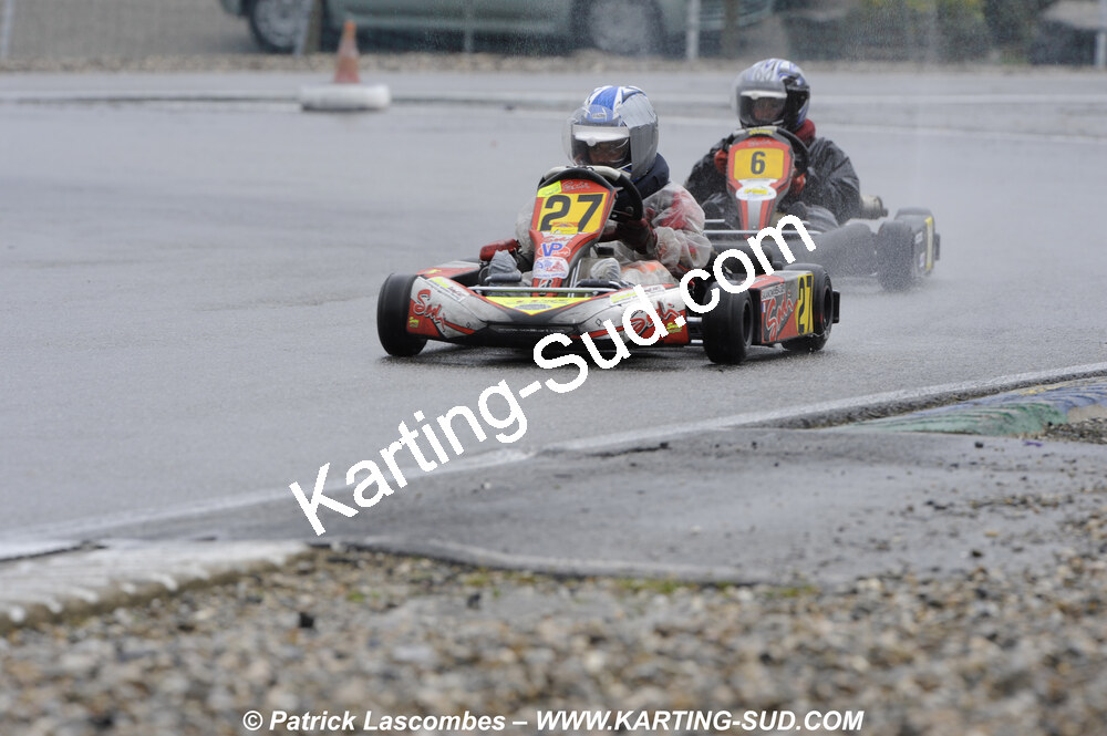 12/04/2009 : 1ère manche du Championnat Sud et 1ère manche du Championnat Régional Languedoc-Roussillon à Lavelanet (photos Patrick Lascombes) 2009 — karting