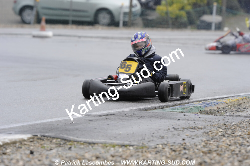 12/04/2009 : 1ère manche du Championnat Sud et 1ère manche du Championnat Régional Languedoc-Roussillon à Lavelanet (photos Patrick Lascombes) 2009 — karting