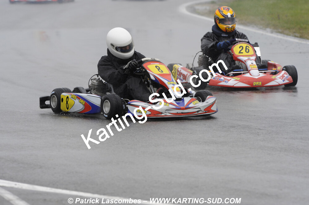 12/04/2009 : 1ère manche du Championnat Sud et 1ère manche du Championnat Régional Languedoc-Roussillon à Lavelanet (photos Patrick Lascombes) 2009 — karting