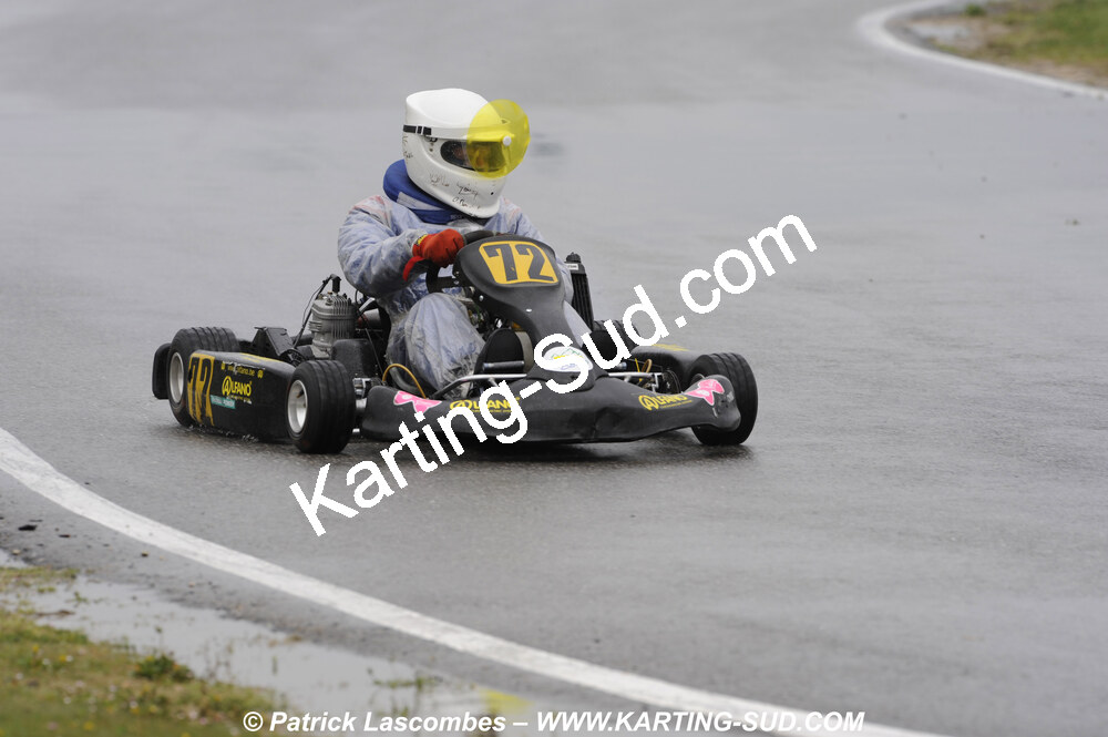 12/04/2009 : 1ère manche du Championnat Sud et 1ère manche du Championnat Régional Languedoc-Roussillon à Lavelanet (photos Patrick Lascombes) 2009 — karting