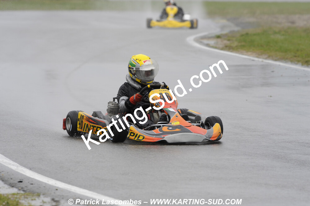 12/04/2009 : 1ère manche du Championnat Sud et 1ère manche du Championnat Régional Languedoc-Roussillon à Lavelanet (photos Patrick Lascombes) 2009 — karting