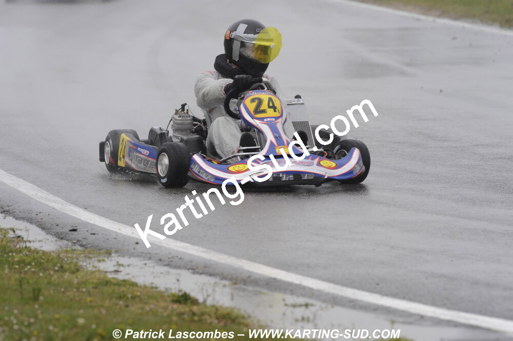 12/04/2009 : 1ère manche du Championnat Sud et 1ère manche du Championnat Régional Languedoc-Roussillon à Lavelanet (photos Patrick Lascombes) 2009 — karting
