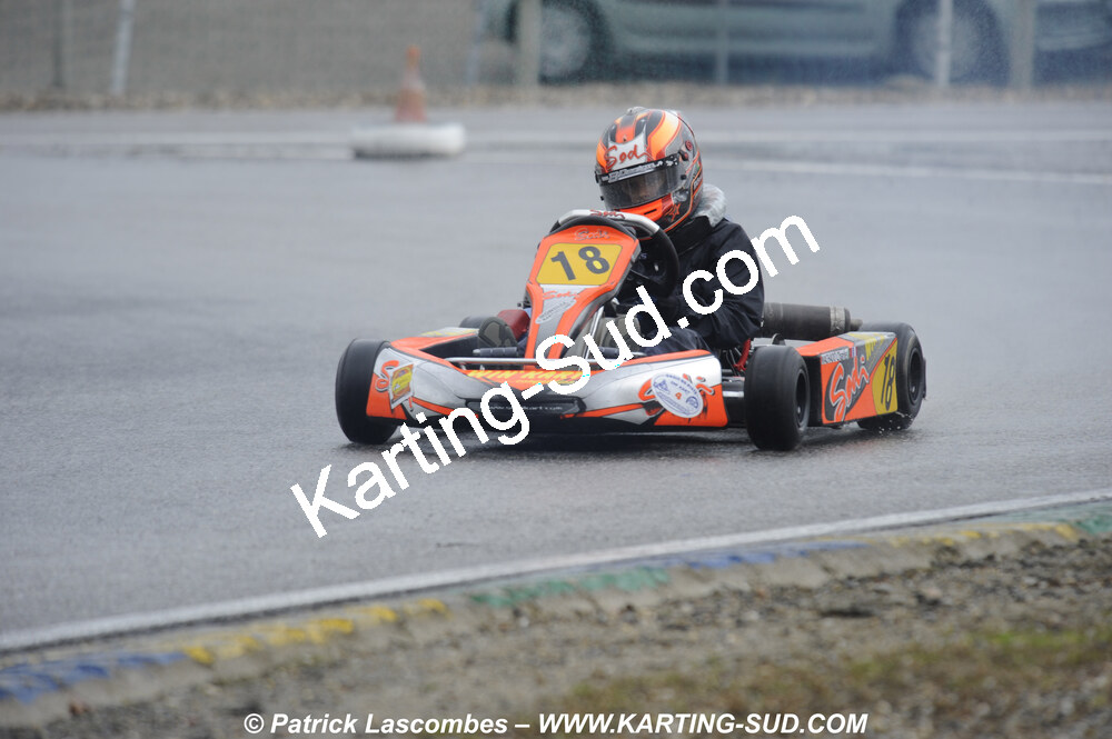 12/04/2009 : 1ère manche du Championnat Sud et 1ère manche du Championnat Régional Languedoc-Roussillon à Lavelanet (photos Patrick Lascombes) 2009 — karting