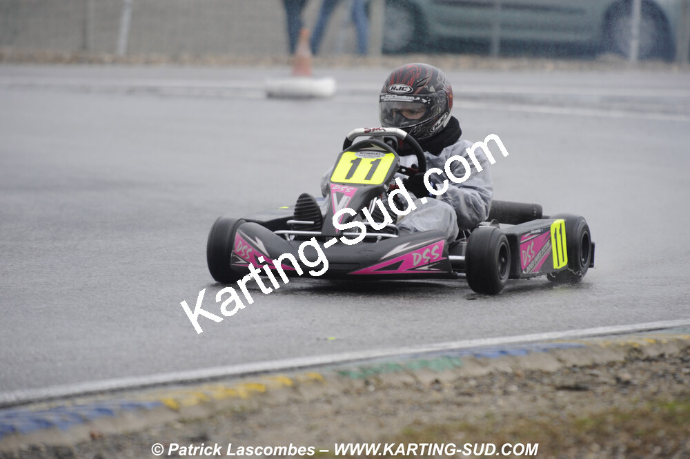 12/04/2009 : 1ère manche du Championnat Sud et 1ère manche du Championnat Régional Languedoc-Roussillon à Lavelanet (photos Patrick Lascombes) 2009 — karting