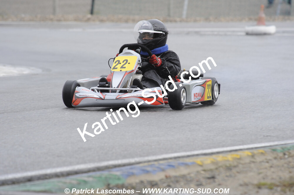 12/04/2009 : 1ère manche du Championnat Sud et 1ère manche du Championnat Régional Languedoc-Roussillon à Lavelanet (photos Patrick Lascombes) 2009 — karting