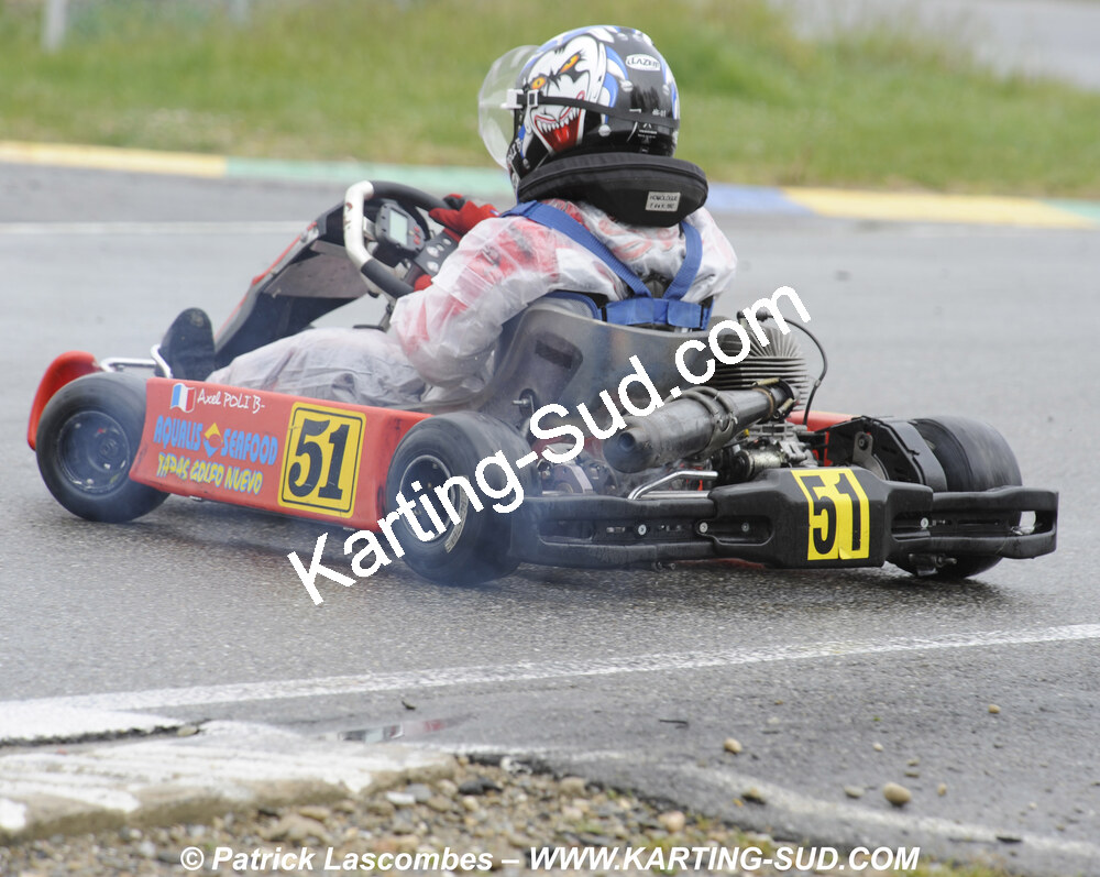 12/04/2009 : 1ère manche du Championnat Sud et 1ère manche du Championnat Régional Languedoc-Roussillon à Lavelanet (photos Patrick Lascombes) 2009 — karting