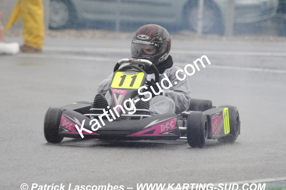 12/04/2009 : 1ère manche du Championnat Sud et 1ère manche du Championnat Régional Languedoc-Roussillon à Lavelanet (photos Patrick Lascombes) 2009 — karting