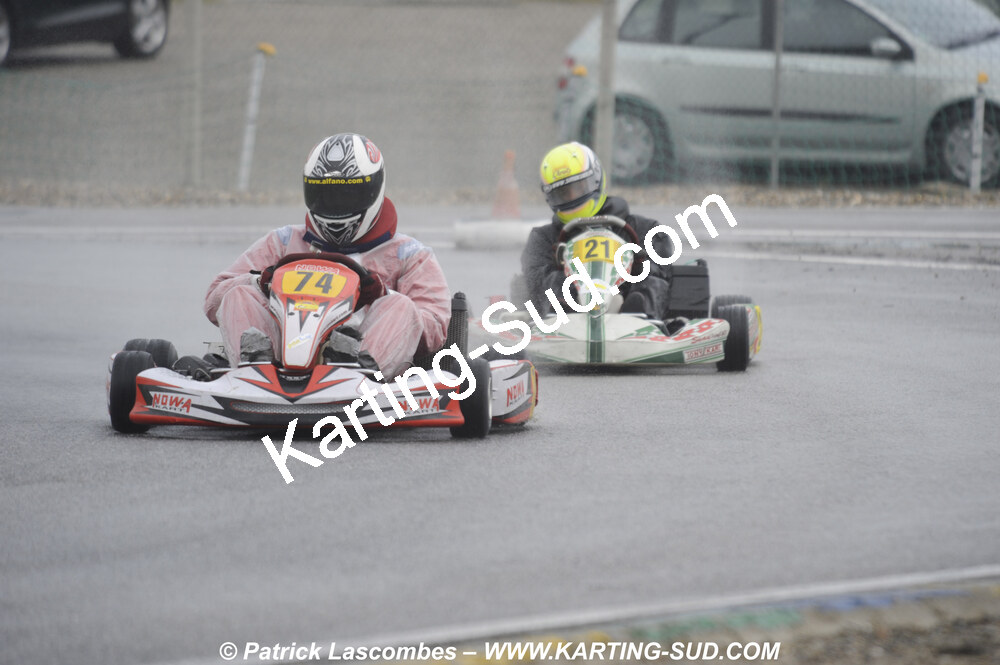 12/04/2009 : 1ère manche du Championnat Sud et 1ère manche du Championnat Régional Languedoc-Roussillon à Lavelanet (photos Patrick Lascombes) 2009 — karting