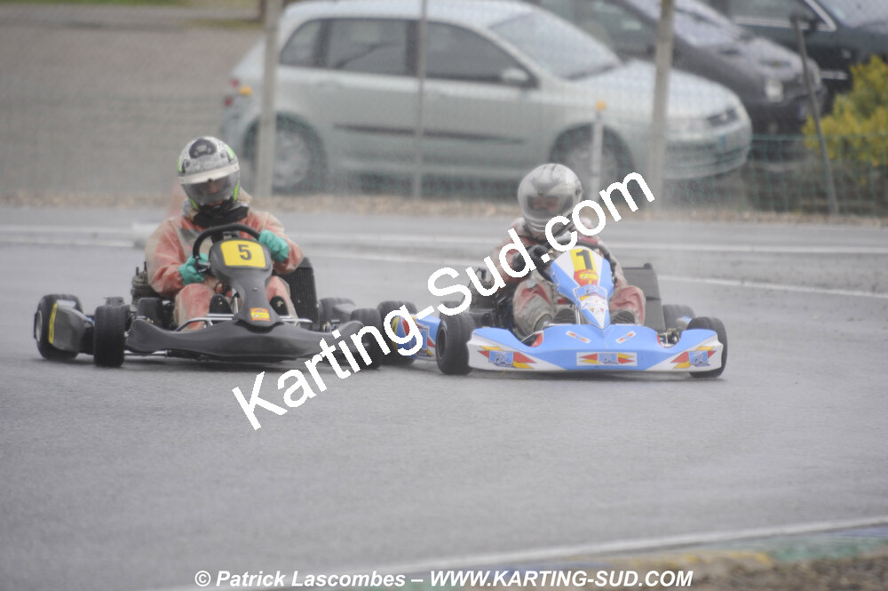 12/04/2009 : 1ère manche du Championnat Sud et 1ère manche du Championnat Régional Languedoc-Roussillon à Lavelanet (photos Patrick Lascombes) 2009 — karting