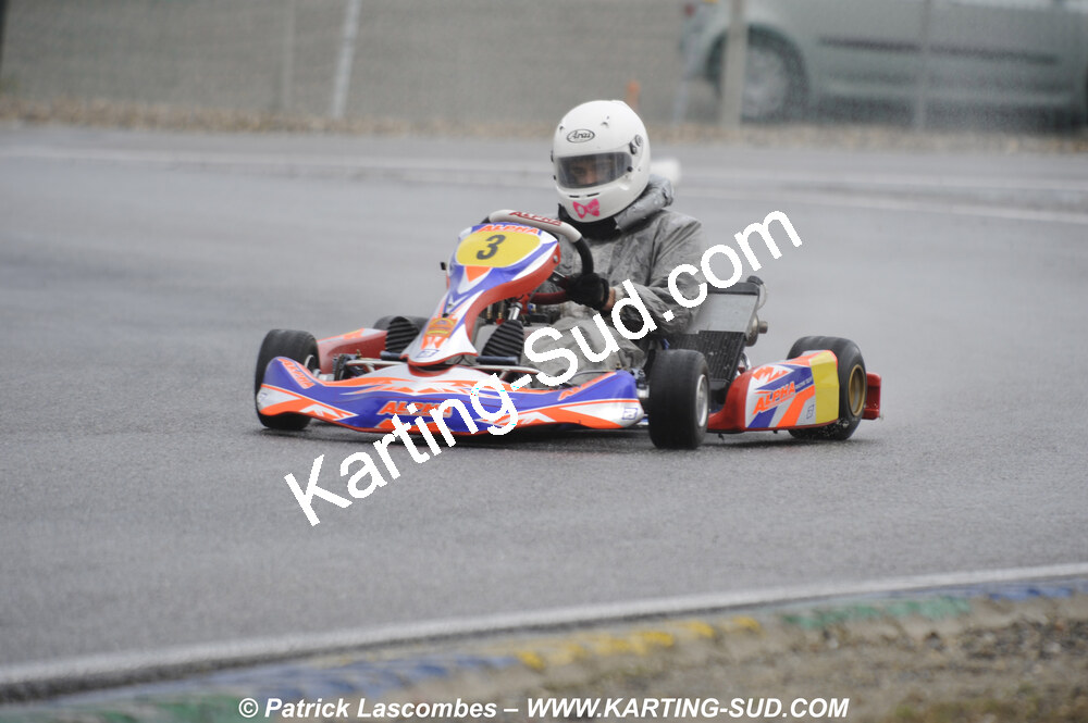 12/04/2009 : 1ère manche du Championnat Sud et 1ère manche du Championnat Régional Languedoc-Roussillon à Lavelanet (photos Patrick Lascombes) 2009 — karting