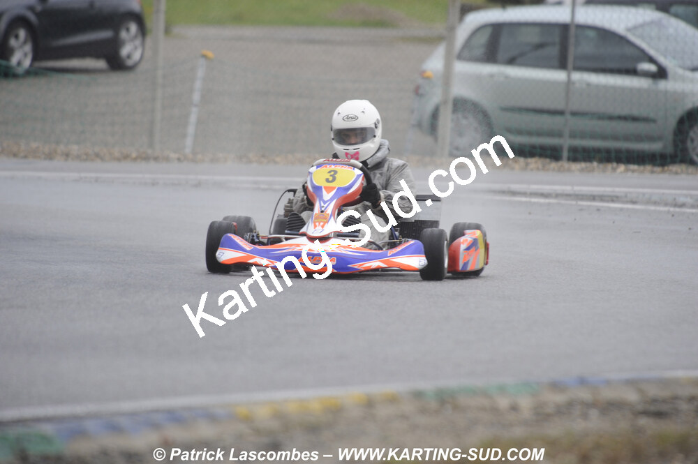 12/04/2009 : 1ère manche du Championnat Sud et 1ère manche du Championnat Régional Languedoc-Roussillon à Lavelanet (photos Patrick Lascombes) 2009 — karting