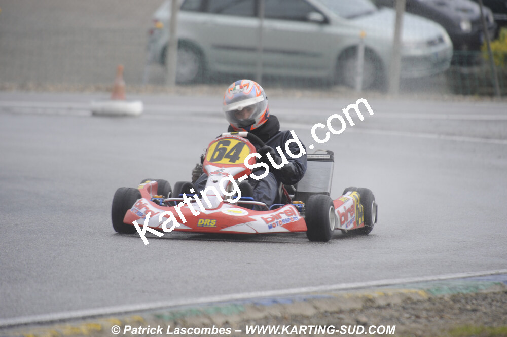 12/04/2009 : 1ère manche du Championnat Sud et 1ère manche du Championnat Régional Languedoc-Roussillon à Lavelanet (photos Patrick Lascombes) 2009 — karting