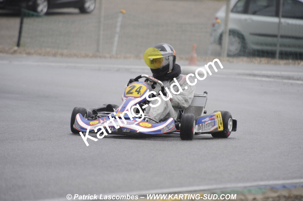 12/04/2009 : 1ère manche du Championnat Sud et 1ère manche du Championnat Régional Languedoc-Roussillon à Lavelanet (photos Patrick Lascombes) 2009 — karting