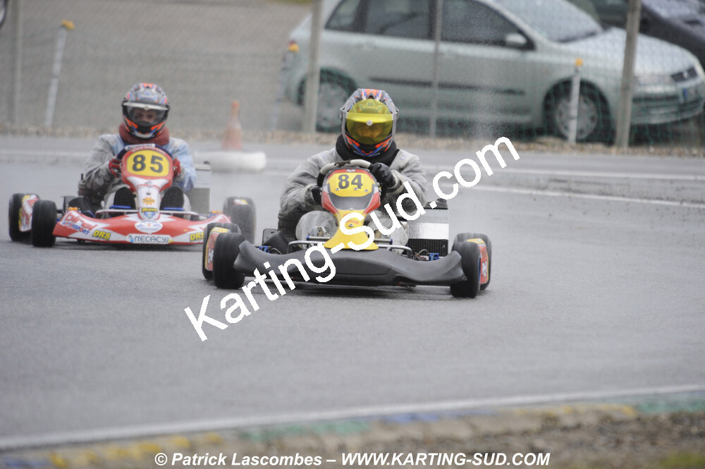 12/04/2009 : 1ère manche du Championnat Sud et 1ère manche du Championnat Régional Languedoc-Roussillon à Lavelanet (photos Patrick Lascombes) 2009 — karting