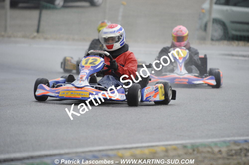 12/04/2009 : 1ère manche du Championnat Sud et 1ère manche du Championnat Régional Languedoc-Roussillon à Lavelanet (photos Patrick Lascombes) 2009 — karting