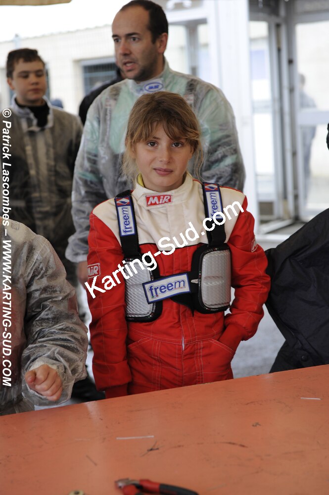 12/04/2009 : 1ère manche du Championnat Sud et 1ère manche du Championnat Régional Languedoc-Roussillon à Lavelanet (photos Patrick Lascombes) 2009 — karting