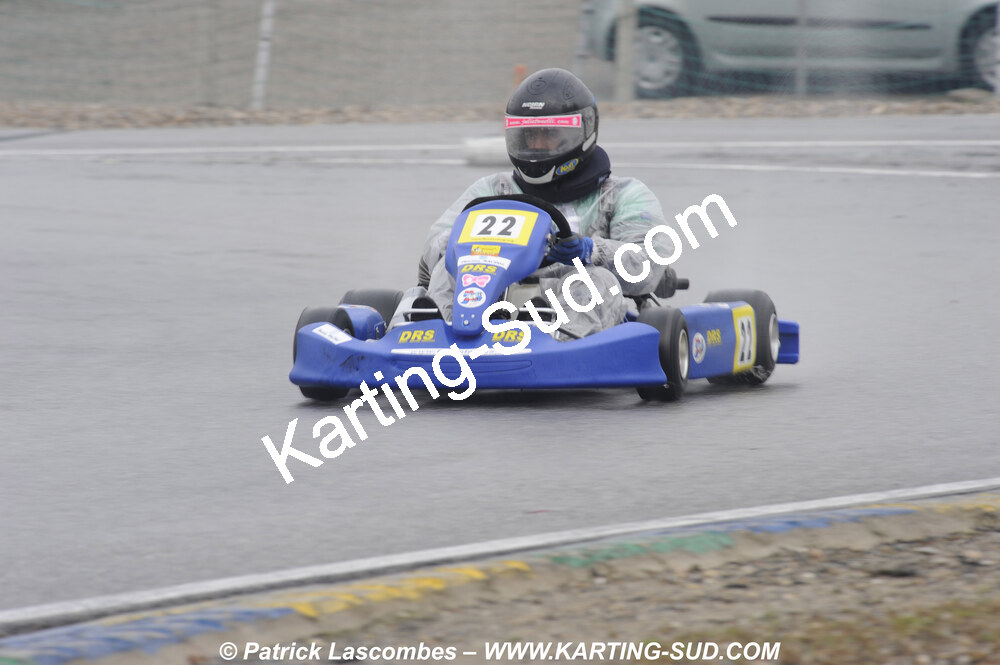 12/04/2009 : 1ère manche du Championnat Sud et 1ère manche du Championnat Régional Languedoc-Roussillon à Lavelanet (photos Patrick Lascombes) 2009 — karting