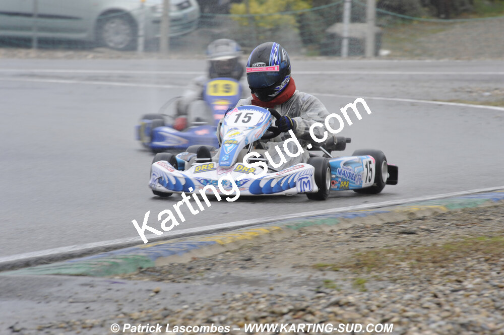 12/04/2009 : 1ère manche du Championnat Sud et 1ère manche du Championnat Régional Languedoc-Roussillon à Lavelanet (photos Patrick Lascombes) 2009 — karting