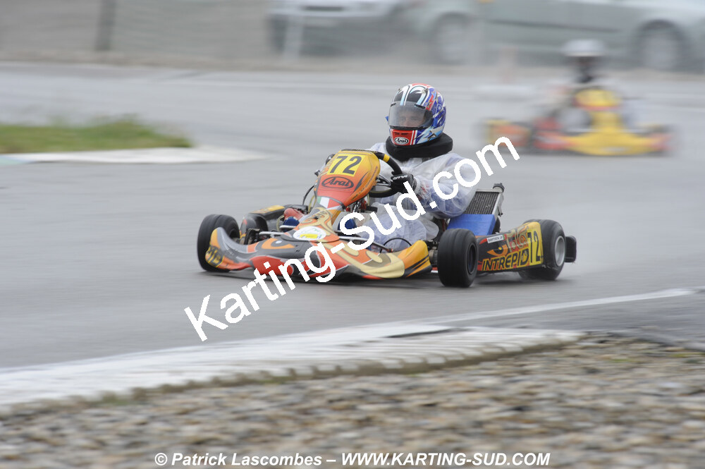 12/04/2009 : 1ère manche du Championnat Sud et 1ère manche du Championnat Régional Languedoc-Roussillon à Lavelanet (photos Patrick Lascombes) 2009 — karting