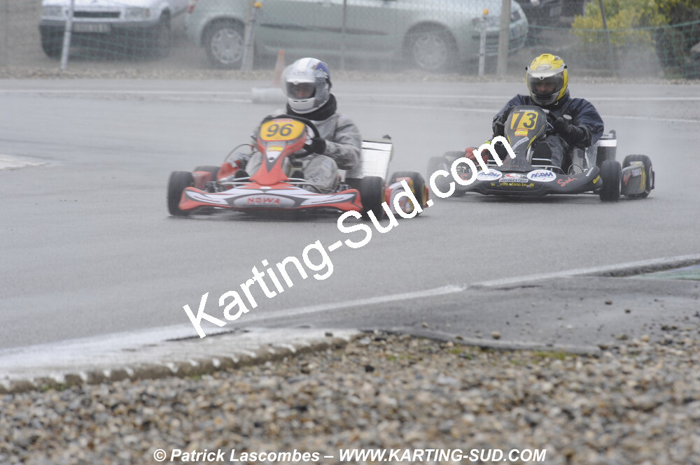 12/04/2009 : 1ère manche du Championnat Sud et 1ère manche du Championnat Régional Languedoc-Roussillon à Lavelanet (photos Patrick Lascombes) 2009 — karting