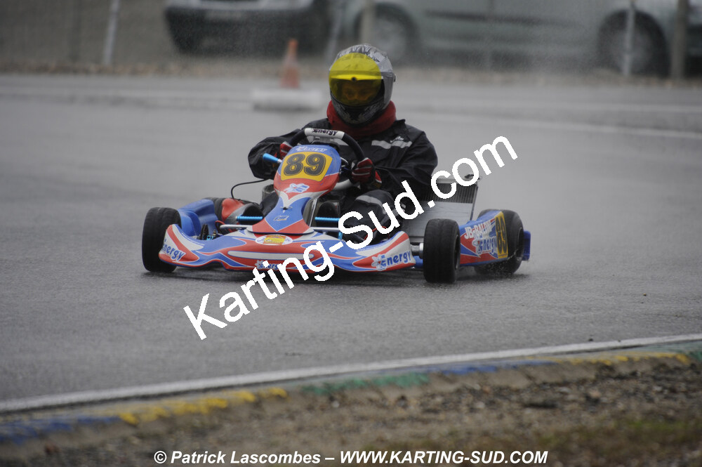 12/04/2009 : 1ère manche du Championnat Sud et 1ère manche du Championnat Régional Languedoc-Roussillon à Lavelanet (photos Patrick Lascombes) 2009 — karting