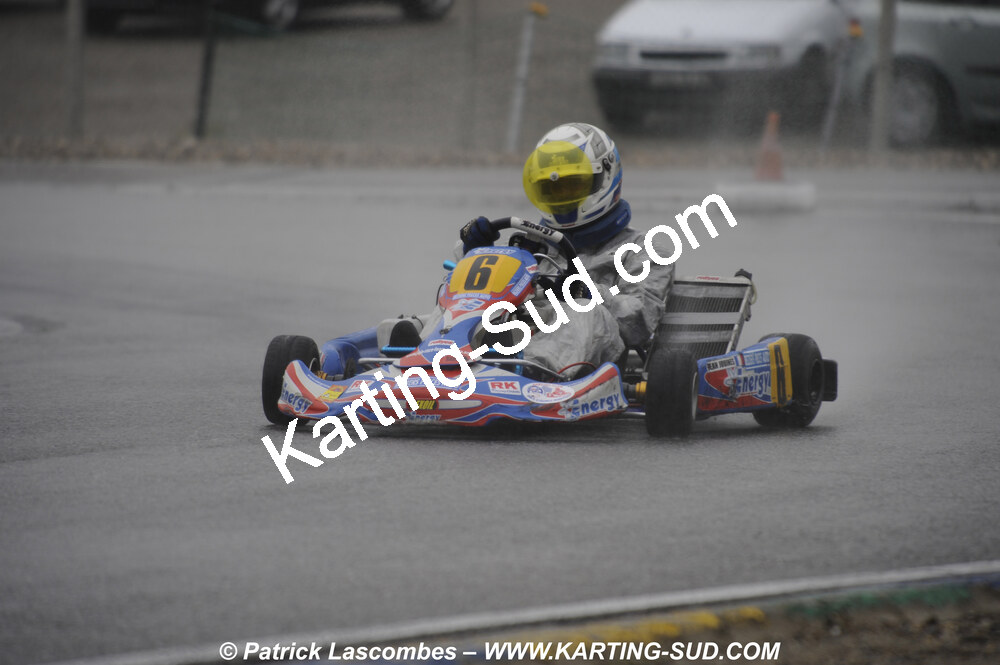 12/04/2009 : 1ère manche du Championnat Sud et 1ère manche du Championnat Régional Languedoc-Roussillon à Lavelanet (photos Patrick Lascombes) 2009 — karting