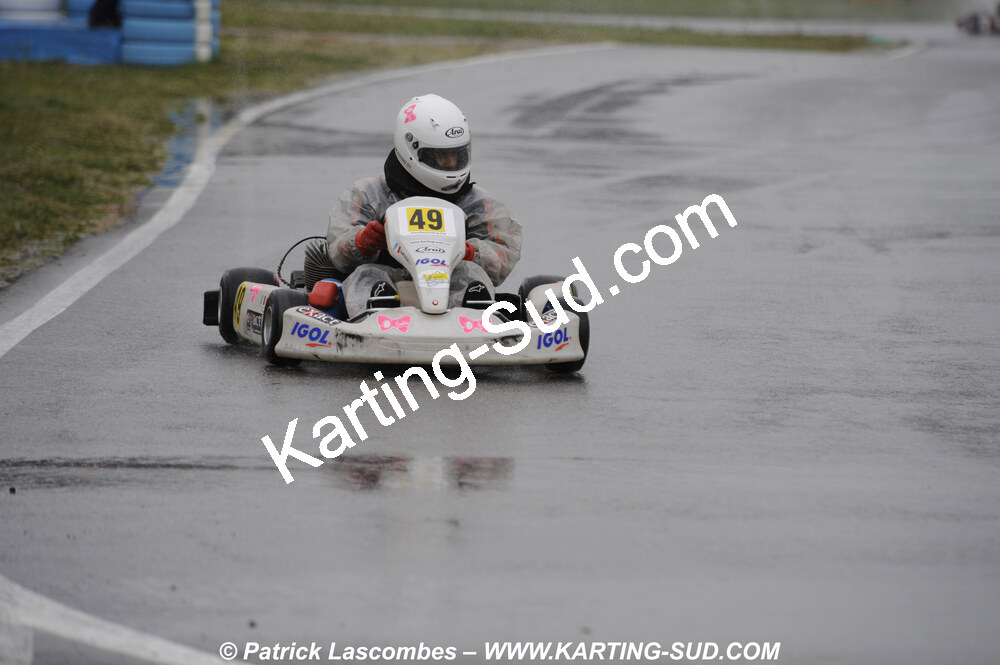 12/04/2009 : 1ère manche du Championnat Sud et 1ère manche du Championnat Régional Languedoc-Roussillon à Lavelanet (photos Patrick Lascombes) 2009 — karting