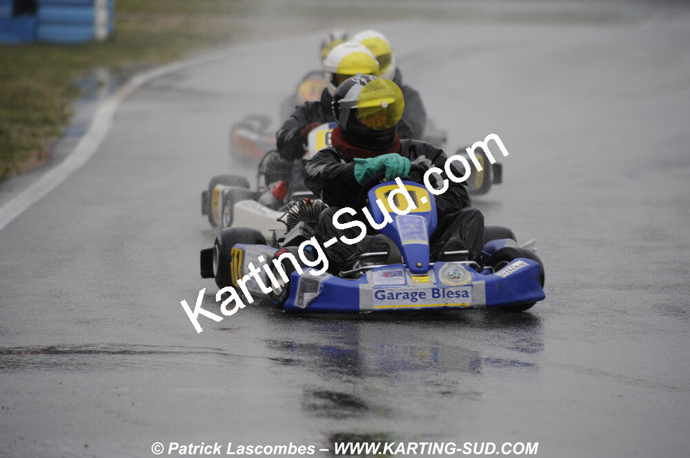 12/04/2009 : 1ère manche du Championnat Sud et 1ère manche du Championnat Régional Languedoc-Roussillon à Lavelanet (photos Patrick Lascombes) 2009 — karting