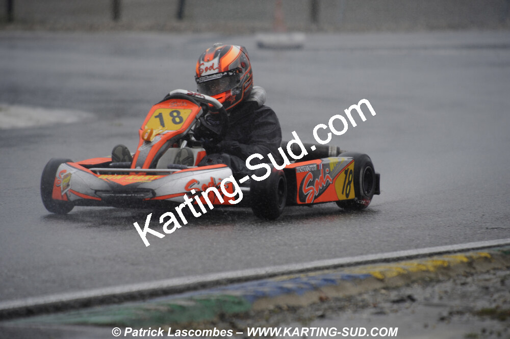 12/04/2009 : 1ère manche du Championnat Sud et 1ère manche du Championnat Régional Languedoc-Roussillon à Lavelanet (photos Patrick Lascombes) 2009 — karting