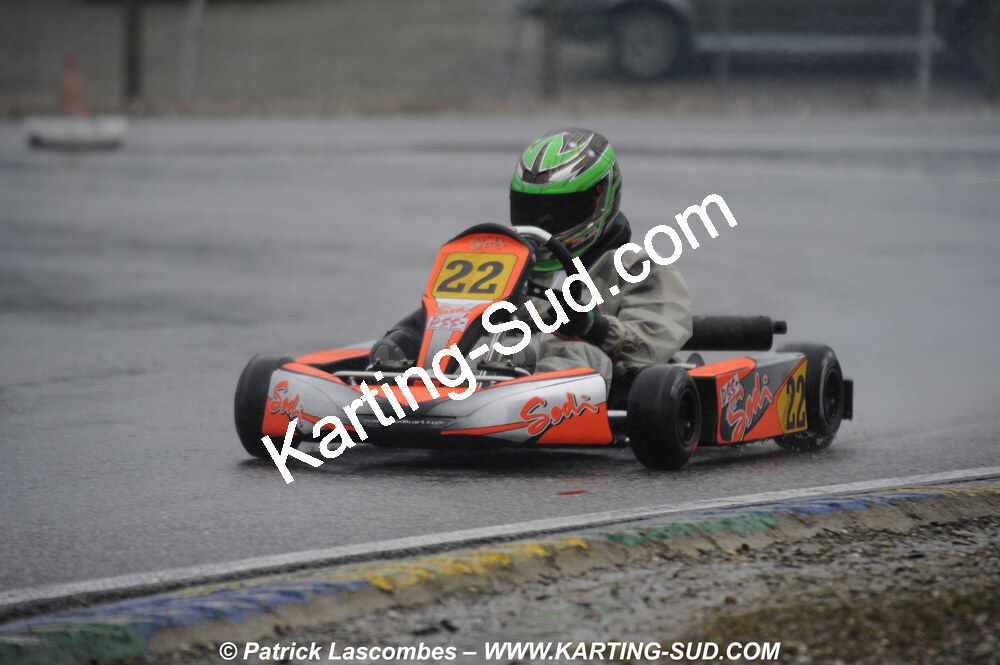12/04/2009 : 1ère manche du Championnat Sud et 1ère manche du Championnat Régional Languedoc-Roussillon à Lavelanet (photos Patrick Lascombes) 2009 — karting