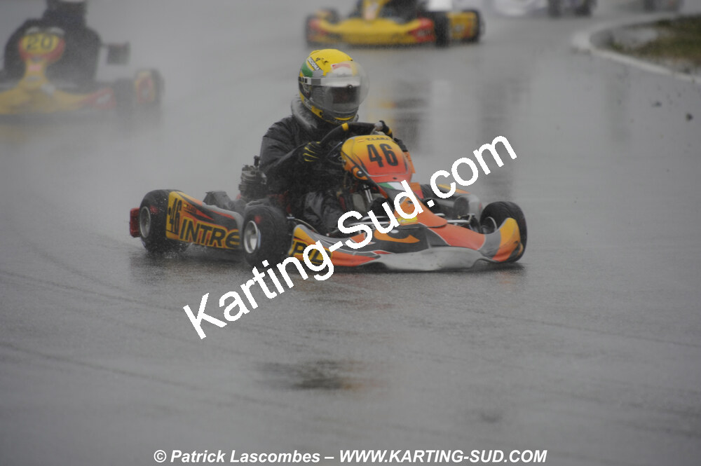 12/04/2009 : 1ère manche du Championnat Sud et 1ère manche du Championnat Régional Languedoc-Roussillon à Lavelanet (photos Patrick Lascombes) 2009 — karting