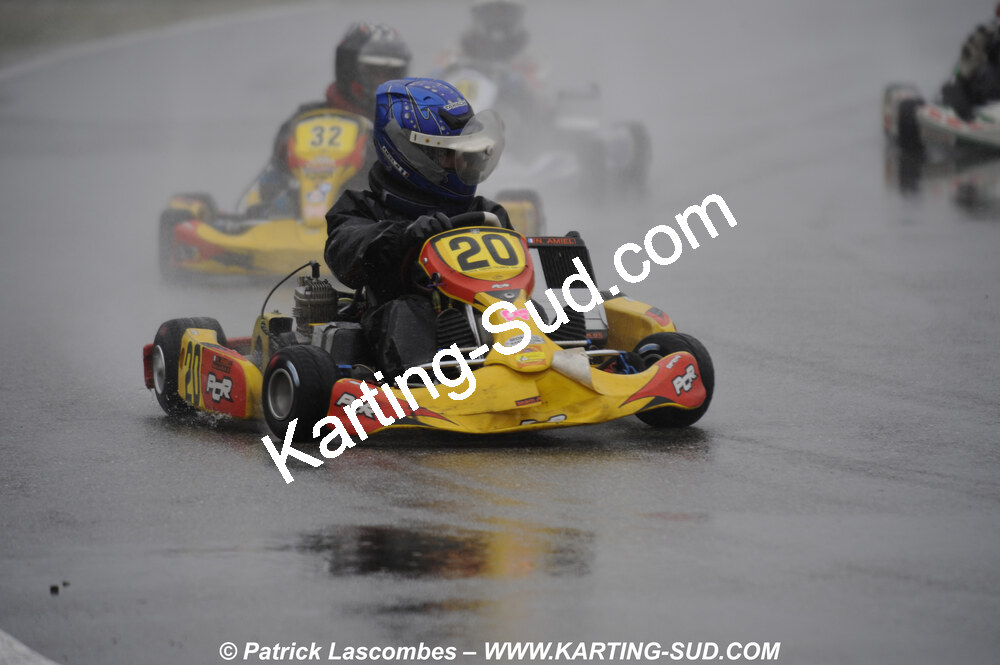 12/04/2009 : 1ère manche du Championnat Sud et 1ère manche du Championnat Régional Languedoc-Roussillon à Lavelanet (photos Patrick Lascombes) 2009 — karting
