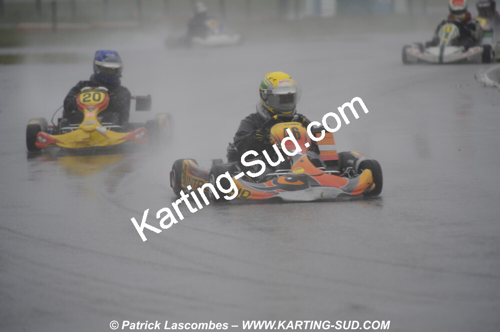 12/04/2009 : 1ère manche du Championnat Sud et 1ère manche du Championnat Régional Languedoc-Roussillon à Lavelanet (photos Patrick Lascombes) 2009 — karting