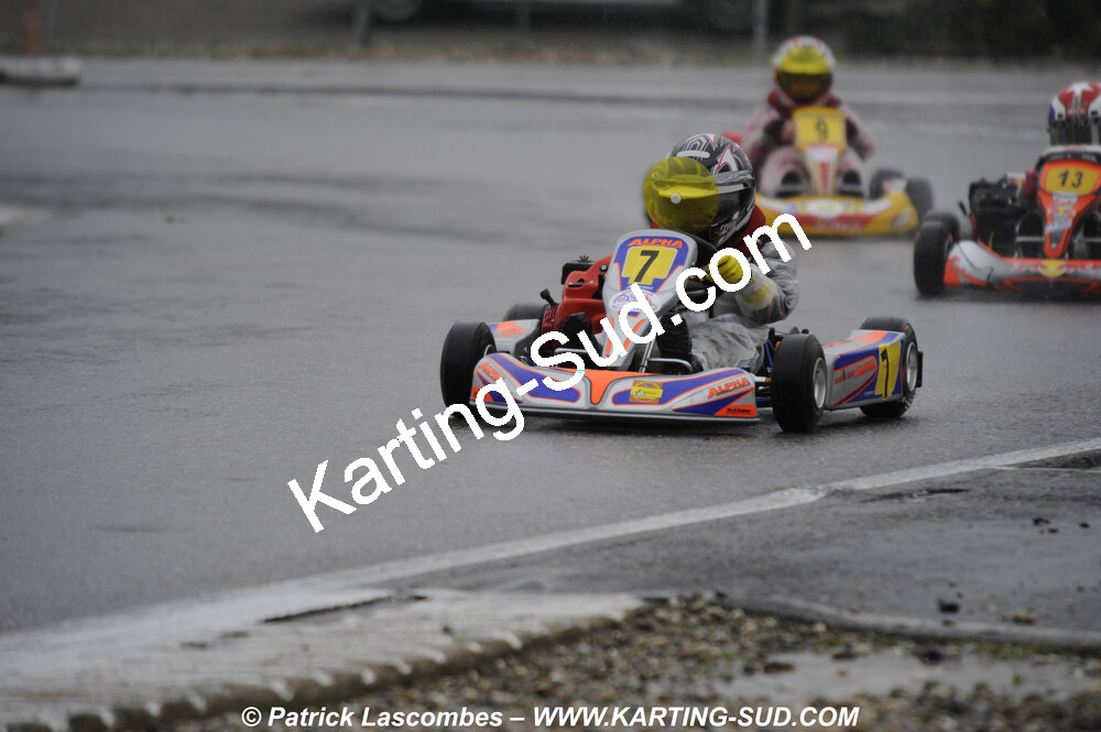 12/04/2009 : 1ère manche du Championnat Sud et 1ère manche du Championnat Régional Languedoc-Roussillon à Lavelanet (photos Patrick Lascombes) 2009 — karting