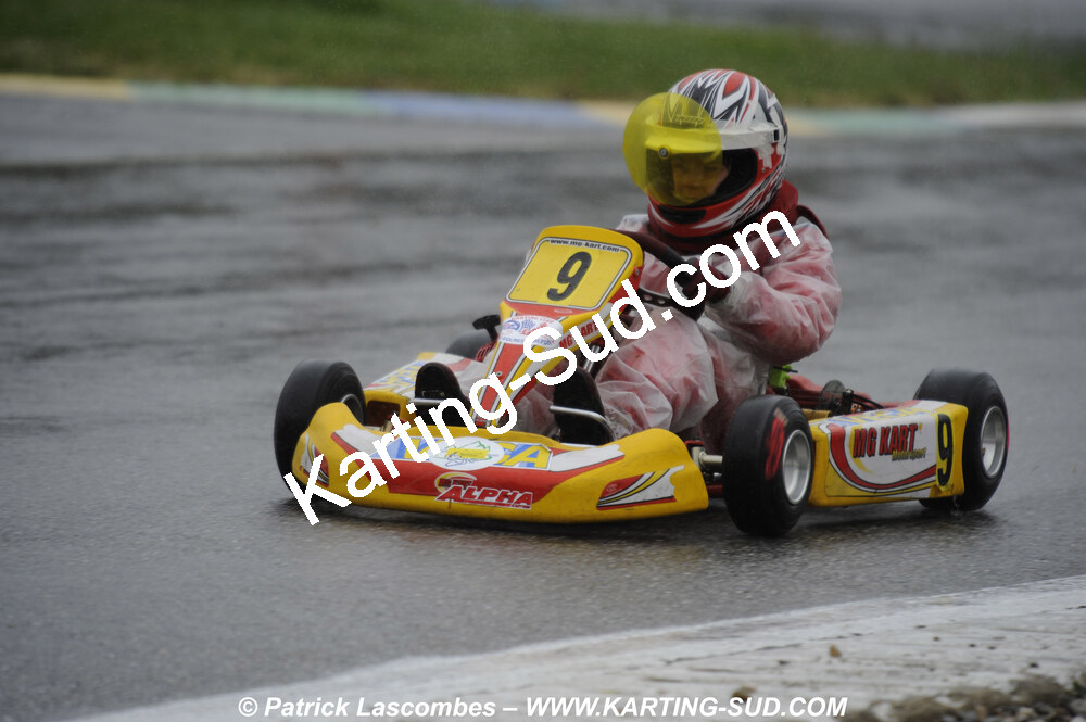 12/04/2009 : 1ère manche du Championnat Sud et 1ère manche du Championnat Régional Languedoc-Roussillon à Lavelanet (photos Patrick Lascombes) 2009 — karting