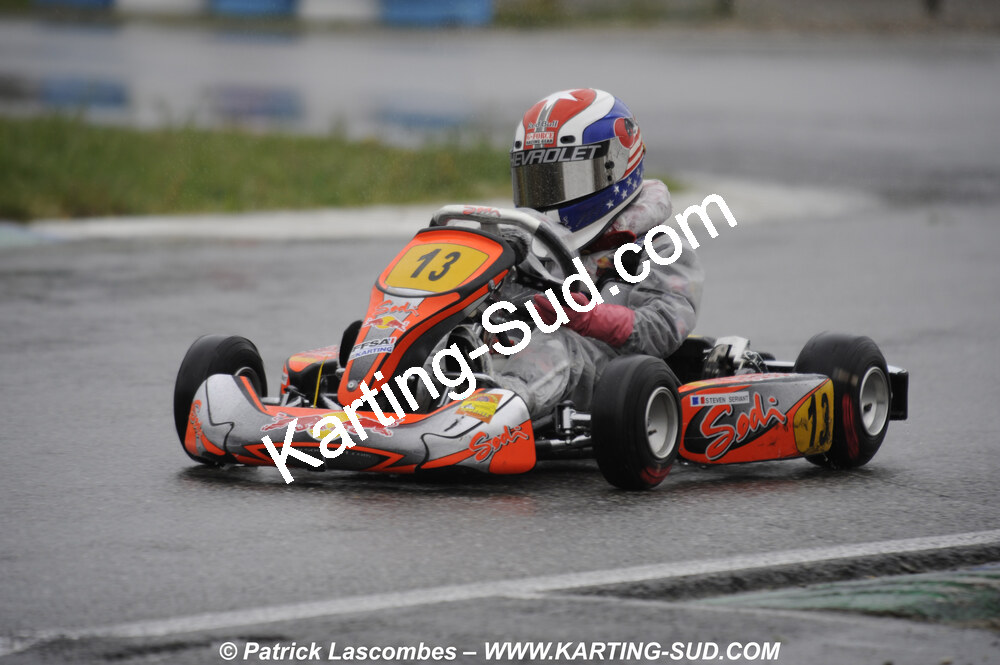 12/04/2009 : 1ère manche du Championnat Sud et 1ère manche du Championnat Régional Languedoc-Roussillon à Lavelanet (photos Patrick Lascombes) 2009 — karting