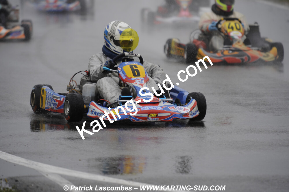 12/04/2009 : 1ère manche du Championnat Sud et 1ère manche du Championnat Régional Languedoc-Roussillon à Lavelanet (photos Patrick Lascombes) 2009 — karting