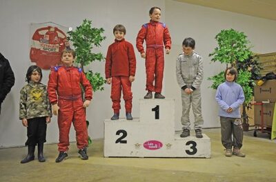 12/04/2009 : 1ère manche du Championnat Sud et 1ère manche du Championnat Régional Languedoc-Roussillon à Lavelanet Les Podiums (photos Patrick Lascombes) 2009 — karting
