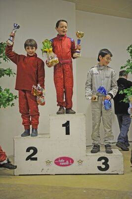 12/04/2009 : 1ère manche du Championnat Sud et 1ère manche du Championnat Régional Languedoc-Roussillon à Lavelanet Les Podiums (photos Patrick Lascombes) 2009 — karting