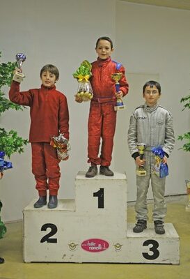 12/04/2009 : 1ère manche du Championnat Sud et 1ère manche du Championnat Régional Languedoc-Roussillon à Lavelanet Les Podiums (photos Patrick Lascombes) 2009 — karting