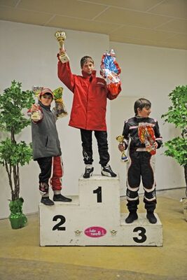 12/04/2009 : 1ère manche du Championnat Sud et 1ère manche du Championnat Régional Languedoc-Roussillon à Lavelanet Les Podiums (photos Patrick Lascombes) 2009 — karting