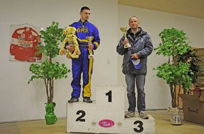 12/04/2009 : 1ère manche du Championnat Sud et 1ère manche du Championnat Régional Languedoc-Roussillon à Lavelanet Les Podiums (photos Patrick Lascombes) 2009 — karting