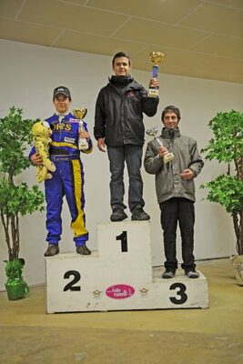 12/04/2009 : 1ère manche du Championnat Sud et 1ère manche du Championnat Régional Languedoc-Roussillon à Lavelanet Les Podiums (photos Patrick Lascombes) 2009 — karting