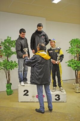 12/04/2009 : 1ère manche du Championnat Sud et 1ère manche du Championnat Régional Languedoc-Roussillon à Lavelanet Les Podiums (photos Patrick Lascombes) 2009 — karting