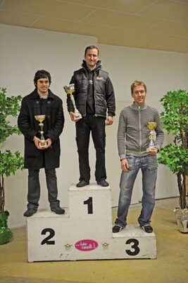 12/04/2009 : 1ère manche du Championnat Sud et 1ère manche du Championnat Régional Languedoc-Roussillon à Lavelanet Les Podiums (photos Patrick Lascombes) 2009 — karting