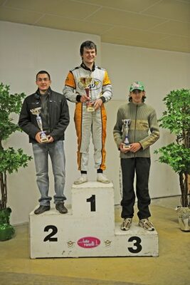 12/04/2009 : 1ère manche du Championnat Sud et 1ère manche du Championnat Régional Languedoc-Roussillon à Lavelanet Les Podiums (photos Patrick Lascombes) 2009 — karting